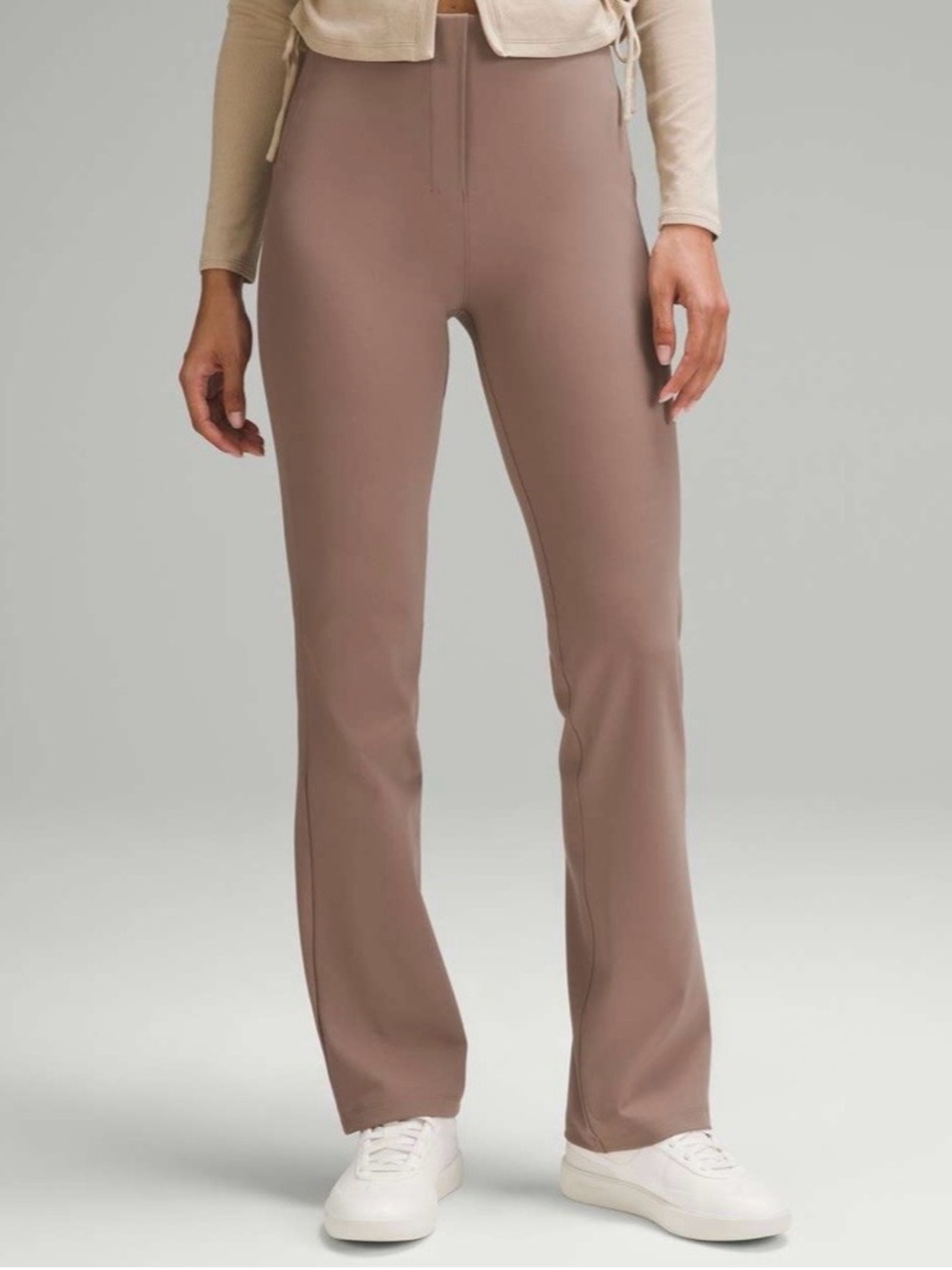Lululemon Smooth Fit Pull-On High Rise Pants Taupetastic 8